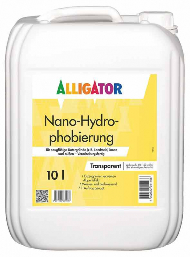 Kieselit Nano Hydrophobierung, Alligator