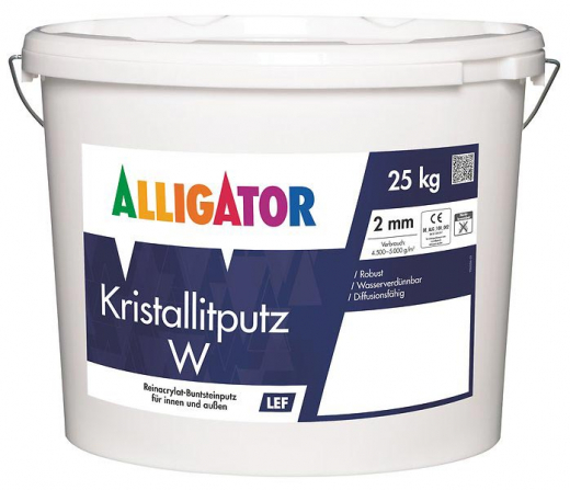 Kristallitputz W, Alligator