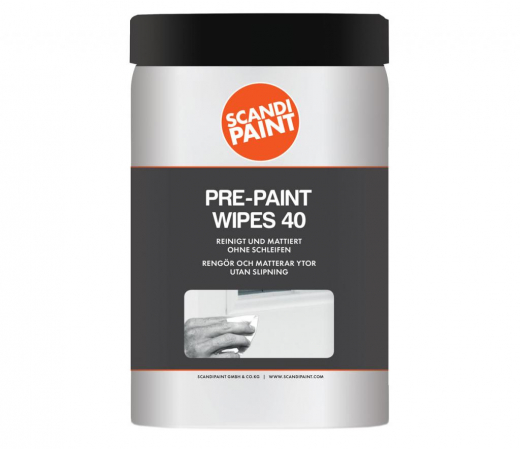 SP Pre Paint Wipes 40 Stück, Scandipaint