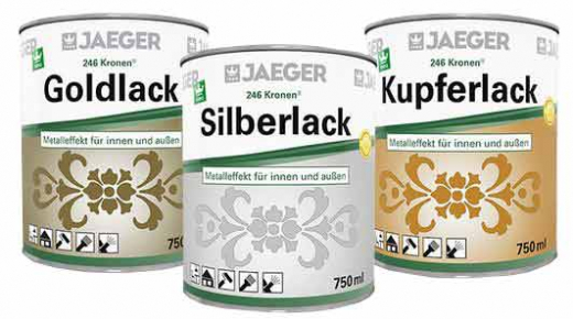 246 Kronen Goldlack, Silberlack, Kupferlack