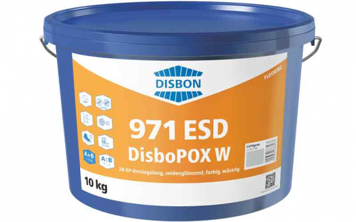 DisboPOX W 971 ESD 2K-EP-Versiegelung, seidenglänzend, farbig, wässrig