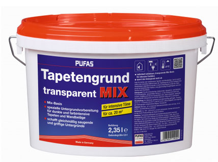 Tapetengrund transparent MIX Pufas