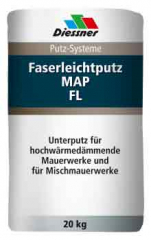 Faserleichtputz MAP FL, Diessner