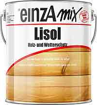 einzA Lisol Holz und Wetterschutz Lasur und Farbe, matt